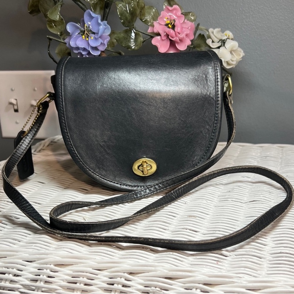 Coach Leather Saddlebag